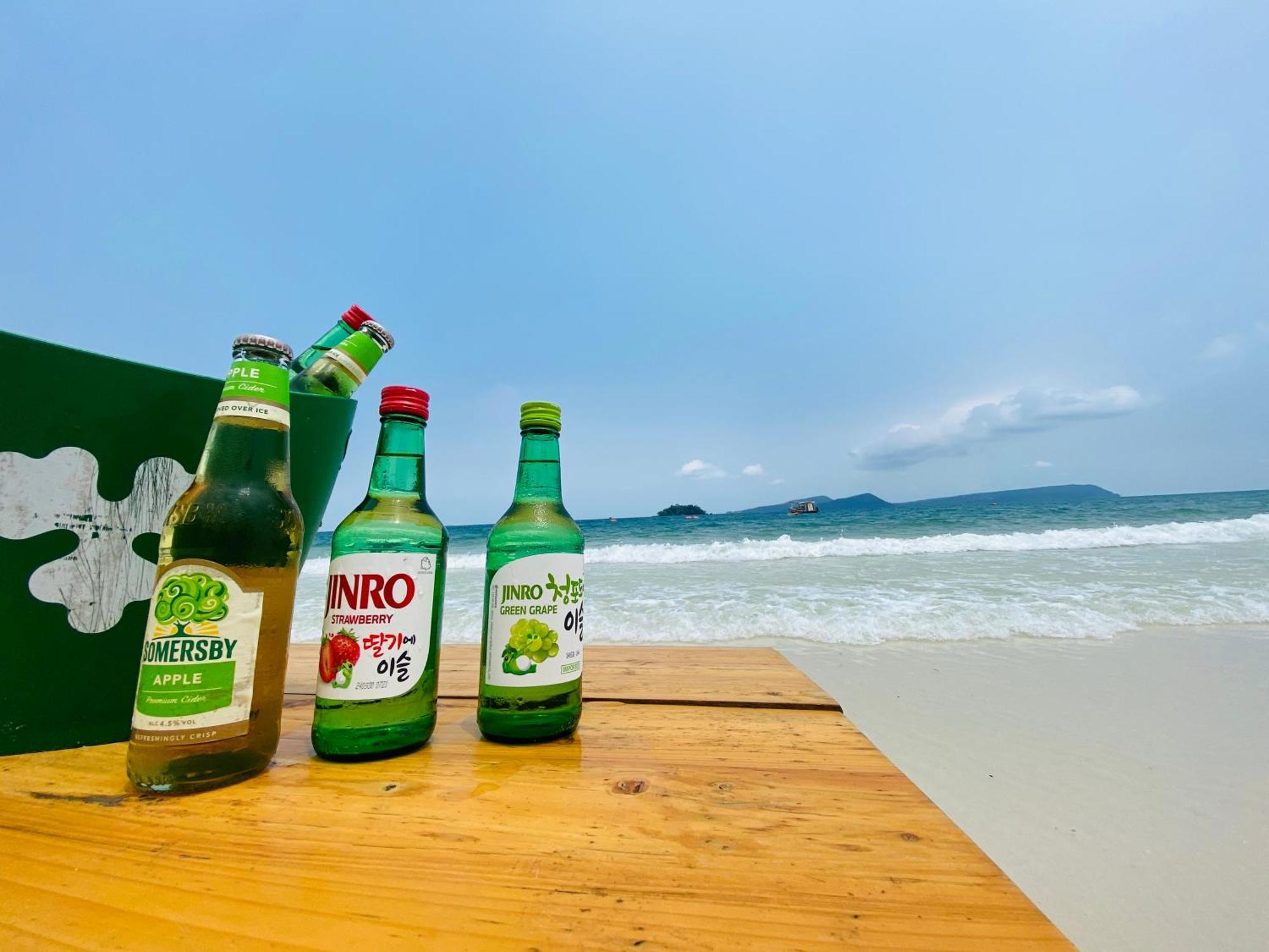 Koh Rong Beach Hostel And Bungalows Kaoh Touch Exteriör bild