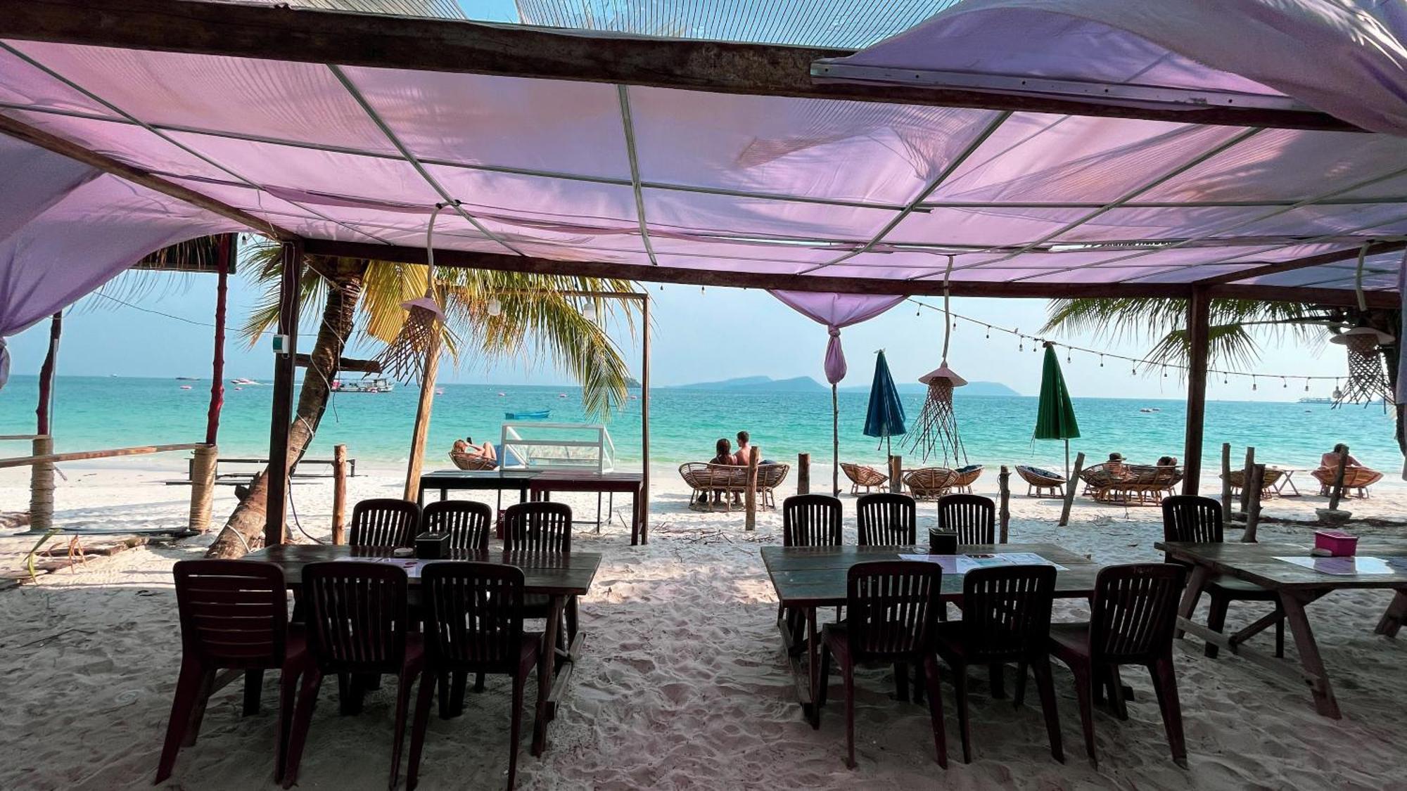 Koh Rong Beach Hostel And Bungalows Kaoh Touch Exteriör bild